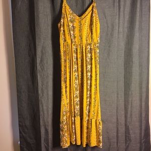 Fit & flare tiered cami dress